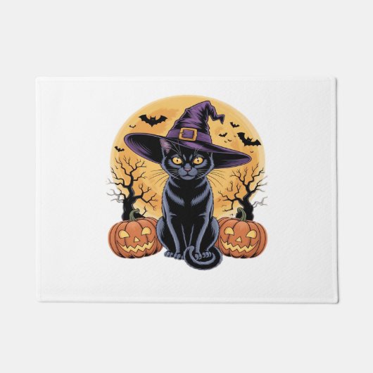 Cat Halloween Pumpkin Essential T - Shirt Fußmatte (Vorderseite)