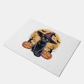 Cat Halloween Pumpkin Essential T - Shirt Fußmatte (Schrägansicht)