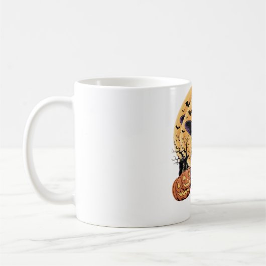 Cat Halloween Pumpkin Essential T - Shirt Kaffeetasse (Links)