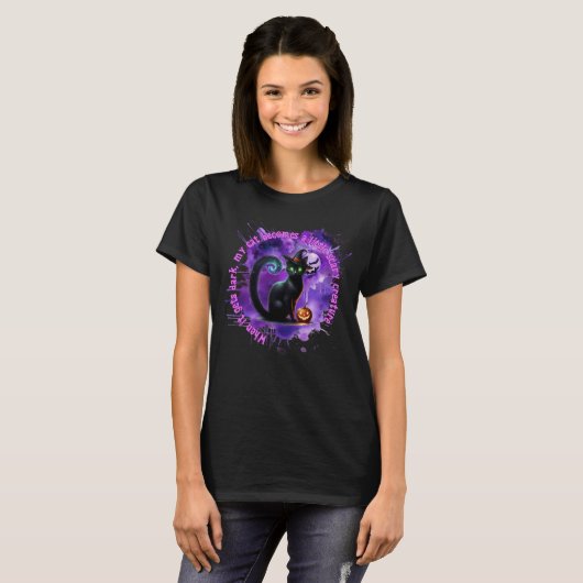 Cat Halloween Shirt (Vorne ganz)