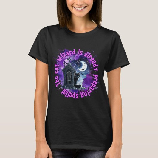 Cat Halloween Shirt (Vorderseite)