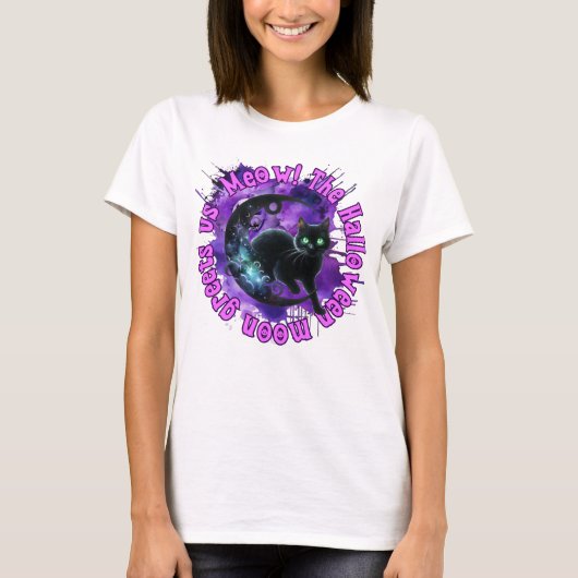 Cat Halloween Shirt (Vorderseite)