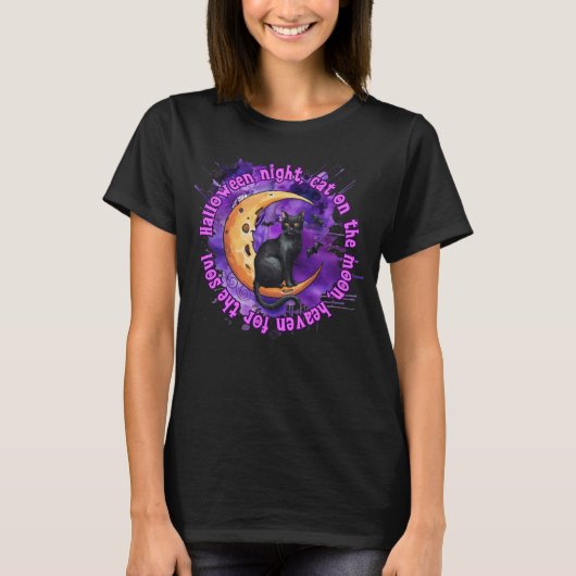 Cat Halloween Shirt (Vorderseite)