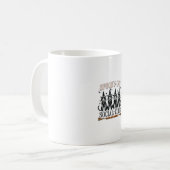 Cat Halloween Spooky Kitten Lover Trick oder Trete Kaffeetasse (Vorderseite Links)