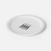 Cat Halloween Spooky Kitten Lover Trick oder Trete Pappteller (Schrägansicht)