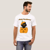 Cat-halloween T-Shirt (Vorne ganz)