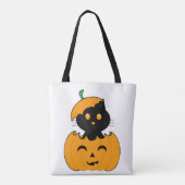 Cat-halloween Tasche (Rückseite)
