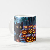 Cat Halloween Tasse - Anime Spooky Tasse (Vorderseite Links)