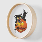 CAT HALLOWEEN UHR (Winkel)
