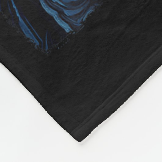 Cat Halloween Van Gogh Starry Night Pumpkin Men Wo Fleecedecke (Ecke)