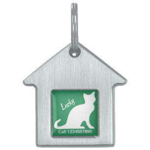 Cat Halsband-ID-Tags für Ihr Haustier   Anpassbar Tiermarke