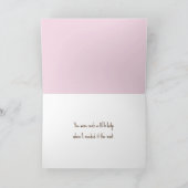 Cat Hanging on Branch Vielen Dank Dankeskarte (Innenseite)