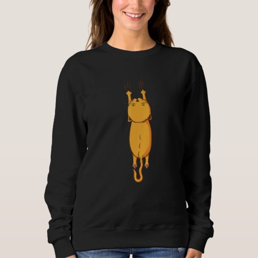 Cat Hangs On Sweatshirt (Vorderseite)