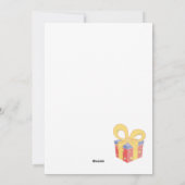 Cat Happy Birthday Card Feiertagskarte (Rückseite)