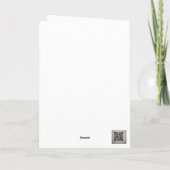 Cat Happy Birthday Karte (Rückseite)