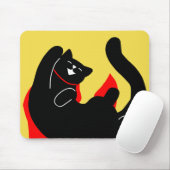 Cat Happy Cape Mousepad Simple Niedlich Kitty (Mit Mouse)