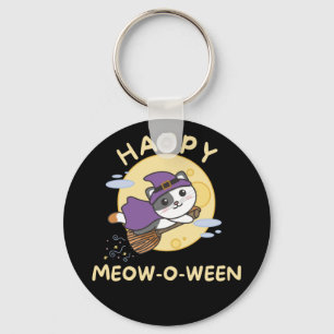 Cat Happy Halloween Happy Meow-O-ween Schlüsselanh Schlüsselanhänger