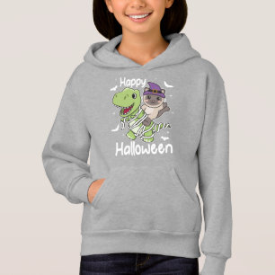 Cat Happy Halloween T-rex Mummy-Kostüm Hoodie