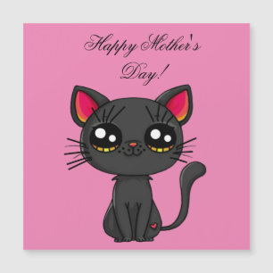 Cat Happy Mother Day Magneteinladung