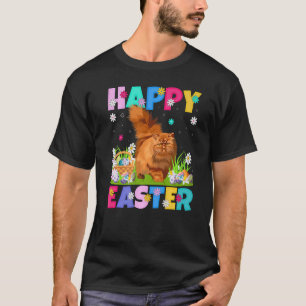 Cat Happy Oster Bunny Persian Cat Ostersonntag T-Shirt