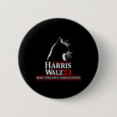 Cat Harris Walz 2024 Kamala Harris 2024 Tim Walz 2 Button (Vorderseite)