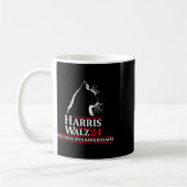 Cat Harris Walz 2024 Kamala Harris 2024 Tim Walz 2 Kaffeetasse (Links)