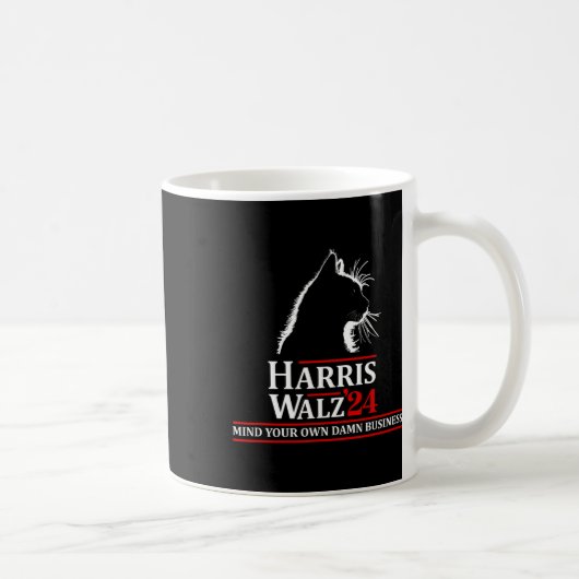 Cat Harris Walz 2024 Kamala Harris 2024 Tim Walz 2 Kaffeetasse (Rechts)