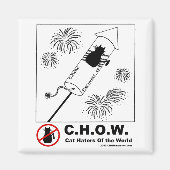 Cat Haters Fireworks Magnet (Vorne)