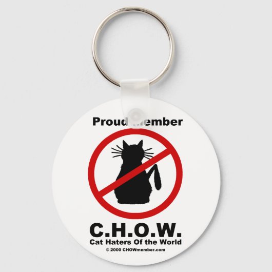 Cat Haters Logo Schlüsselanhänger (Vorderseite)