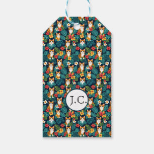 Cat Hawaiian Shirt Muster tropische Ingwer Geschenkanhänger