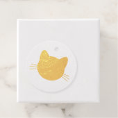 Cat head Foil Favor Tag (Mit Box)
