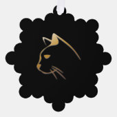 Cat Head Ornament Karte (Vorderseite)