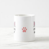 Cat Head & Personalisiert Funny Cat Zitat Kaffeetasse (Mittel)