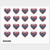 Cat heart STICKER (Blatt)