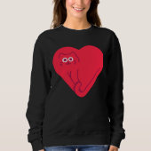 Cat Heart Sweatshirt (Vorderseite)