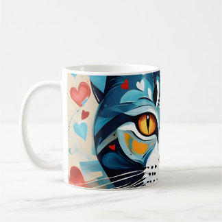 Cat Hearted Kaffeetasse