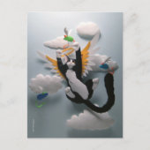 Cat Heaven Postkarte (Vorderseite)