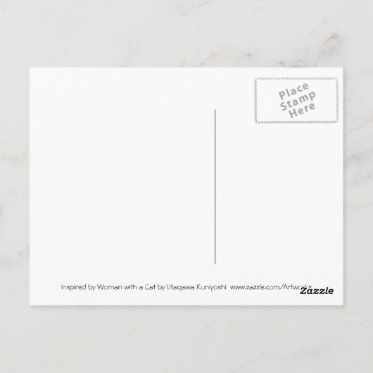 Cat Heaven Postkarte (Rückseite)