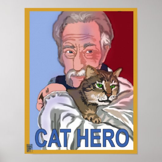 'Cat Hero' Poster (Vorne)