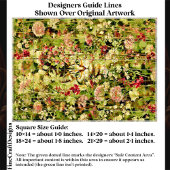 Cat Hidden in a Wildflower Meadow EX3 Decoupage Seidenpapier