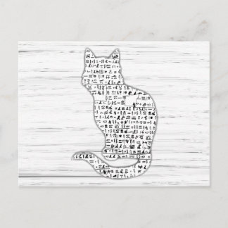 Cat Hieroglyphics Postkarte