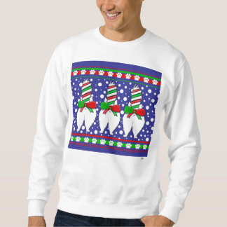 Cat Hintern Christmas Green Sweatshirt
