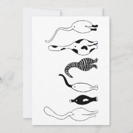 Cat-Hintern Feiertagskarte