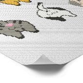 Cat Hintern Funny Poster (Ecke)