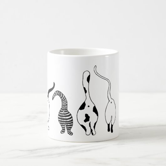 Cat-Hintern Kaffeetasse (Mittel)