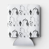 Cat Hintern Muster Dosenkühler (Rückseite)