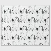 Cat Hintern Muster Geschenkpapier (Flach)
