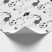 Cat Hintern Muster Geschenkpapier (Ecke)