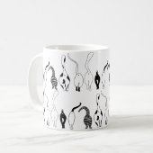 Cat Hintern Muster Kaffeetasse (Vorderseite Links)