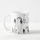 Cat Hintern Muster Kaffeetasse (Links)